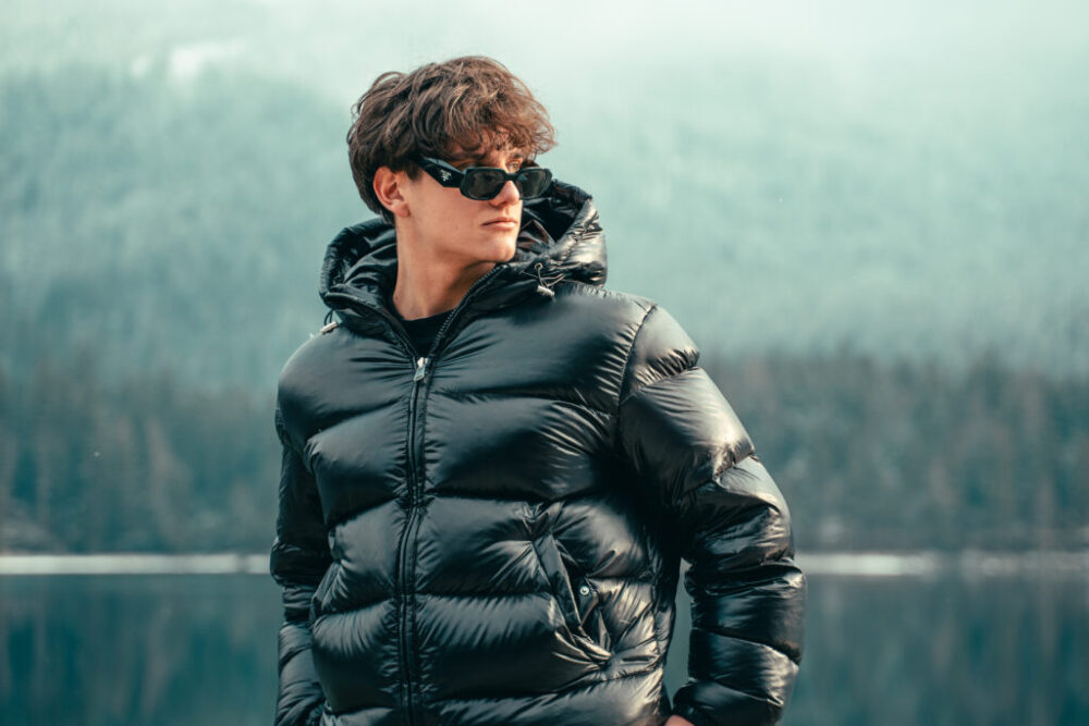 man wearing glasses
